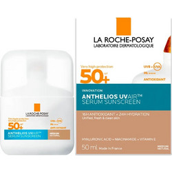 La Roche-Posay Anthelios UVAir Medium Natural Αντηλιακό Serum Προσώπου με Χρώμα SPF50+ 50ml