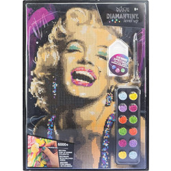 Nice Group Diamantiny Marilyn Monroe Καμβάς Diamond Painting Kit 96451