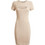 Guess Mini Βραδινό Φόρεμα Μπεζ W6RK45KAQL2-A10L
