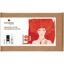 Messinian Spa Leo Λέων Black Truffle Shower Gel 300ml + Black Truffle Hair & Body Mist 100ml