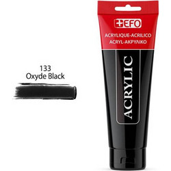 EFO 133 Oxyde Black Ακρυλικό Χρώμα Ζωγραφικής 120ml
