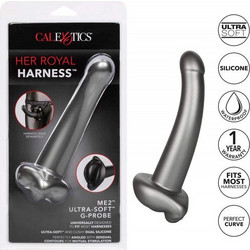 CalExotics Me2 Ultra-Soft G-Probe Harness Strap On με Dildo 17cm Γκρι