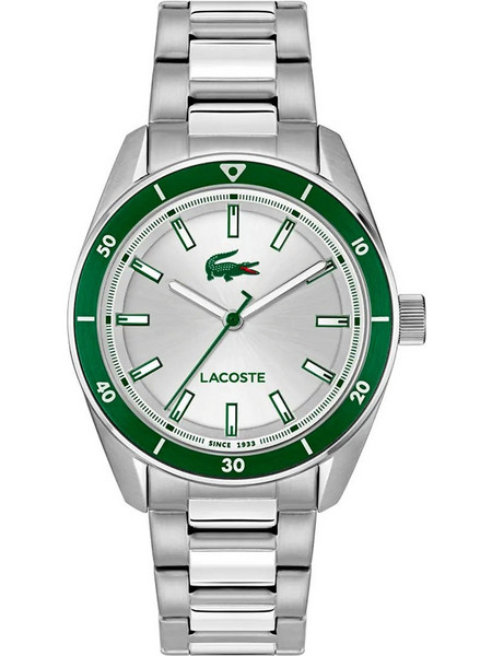 Lacoste Ανδρικό Ρολόι με Ασημί Μεταλλικό Μπρασελέ 2011487