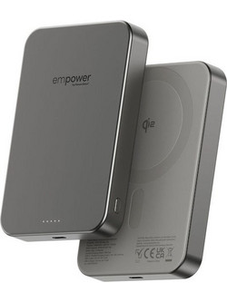 PanzerGlass Empower Power Bank 10000mAh 20W με Θύρα USB-C Grey