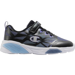 Champion Wave Tri Παιδικά Sneakers με Φωτάκια Μαύρα Γαλάζια S33209-KK019