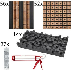 t.akustik Producer Set XL Premium Ηχοαπορροφητικό Πάνελ Wood