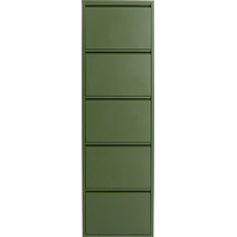 Kare Design Παπουτσοθήκη Μεταλλική Κυπαρισσί M50xΠ15xΥ170cm