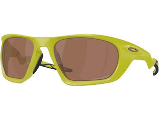 Oakley OO9431 17 Ανδρικά Γυαλιά Ηλίου Μάσκα Κοκάλινα Κίτρινα με Καφέ Φακό