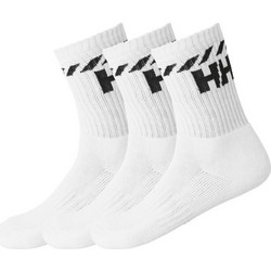 Helly Hansen Βαμβακερές Ανδρικές Κάλτσες Ψηλές με Σχέδια Λευκές 3Pack 67479-001