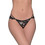 Milena By Paris Γυναικείο Sexy Brazil με Δαντέλα Μαύρο 8450