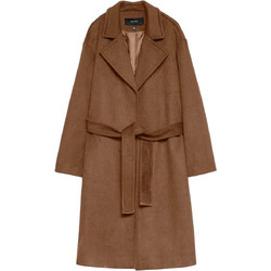 Vero Moda Γυναικείο Παλτό Μάλλινο Μακρύ Καφέ 10344062