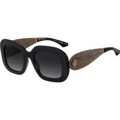 Etro 0141/G/S 807/9O Γυναικεία Γυαλιά Ηλίου Τετράγωνα Κοκάλινα Μαύρα με Μαύρο Φακό