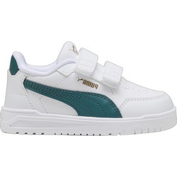 Puma Shuffle Down Παιδικά Sneakers Λευκά Κυπαρισσί 403741-05