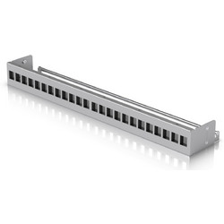 Ubiquiti Patch Panel Keystone Rack 1U 19" 24 Θυρών Unshielded