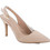 Zak Shoes Γόβες Slingback Δερμάτινες με Τακούνι Στιλέτο Μπεζ SD38003