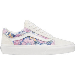 Vans Old Skool Floral Ανδρικά Sneakers Λευκά VN0A5KRFB0G1