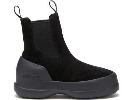 Moon Boot Ανδρικά Chelsea Μποτάκια Suede Μαύρα 80D2480050-001