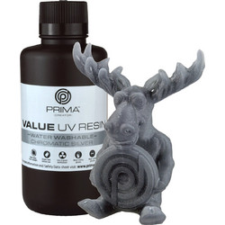 Prima Creator Value Water Washable UV Curable Ρητίνη 3D Printer Chromatic Silver 500gr