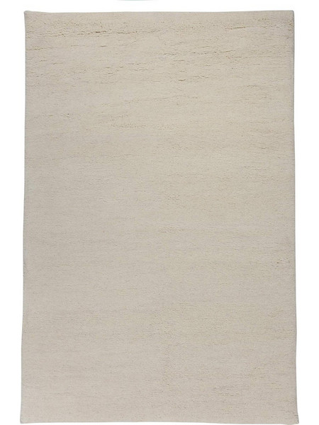 Theko Taza Χειροποίητο Χαλί Ορθογώνιο Μάλλινο 140x200cm 101-997 Blanc