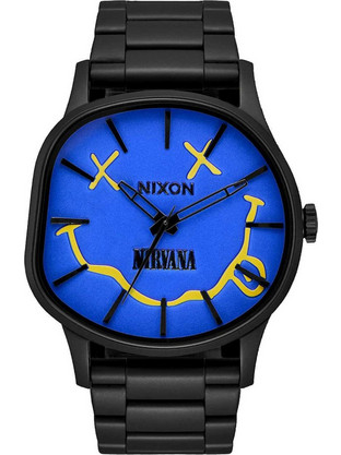 Nixon Nirvana Ανδρικό Ρολόι με Μαύρο Μεταλλικό Μπρασελέ A1417-5367-00