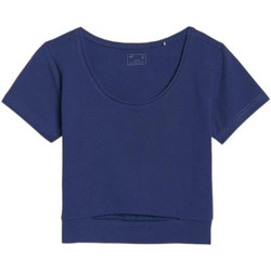4F Γυναικείο Αθλητικό Crop Top Navy Μπλε 4FRSS25TTSHF2695-31S