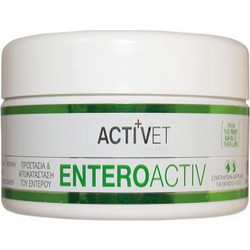 Activet EnteroActiv Συμπλήρωμα Διατροφής Σκύλου & Γάτας για Γαστρεντερικές Διαταραχές σε Σκόνη 100gr