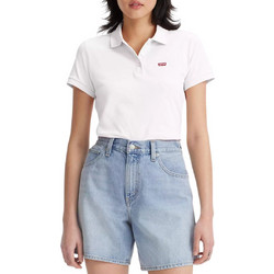 Levi's Γυναικεία Μπλούζα Polo Κοντομάνικη Λευκή 52599-0000
