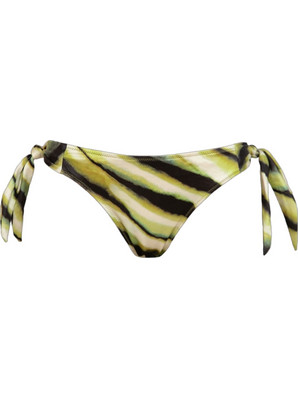 Rock Club Bikini Slip Lime Μαύρο BP-3438
