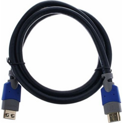 Kramer Electronics Καλώδιο HDMI Male to HDMI Male 0.9m Black C-HM/HM/Pro-3