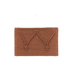 Kentia Purse 262 Γυναικείο Νεσεσέρ Παραλίας 30x18cm Καφέ