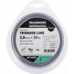 Krausmann AC14226 Μεσινέζα Στρογγυλή 3mm x 30m