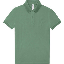 B&C Collection Γυναικεία Μπλούζα Polo Κοντομάνικη Amalfi Green PW463