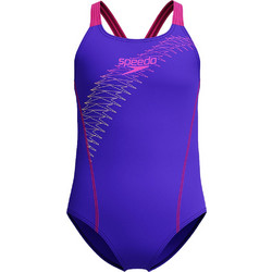 Speedo Αθλητικό Παιδικό Μαγιό Ολόσωμο για Κορίτσι Μωβ Φούξια 8-01345815333