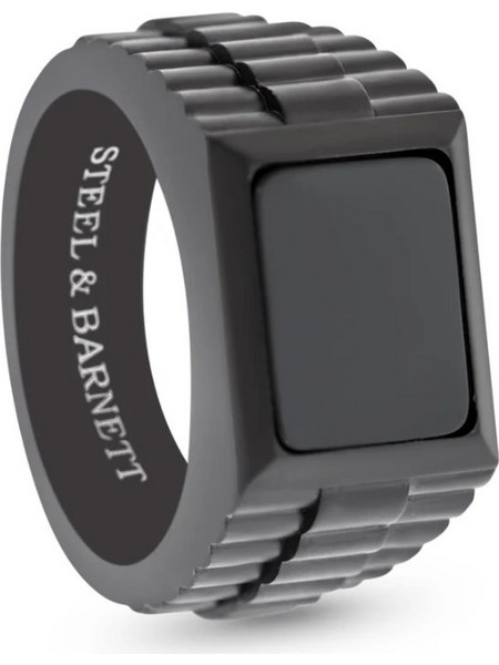 Steel & Barnett Hudson Ανδρικό Δαχτυλίδι από Ατσάλι SB001