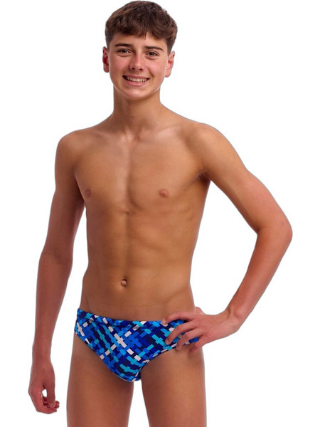 Funky Trunks Αθλητικό Παιδικό Μαγιό Σλιπ για Αγόρι Γαλάζιο Royal Blue FTS035B72250