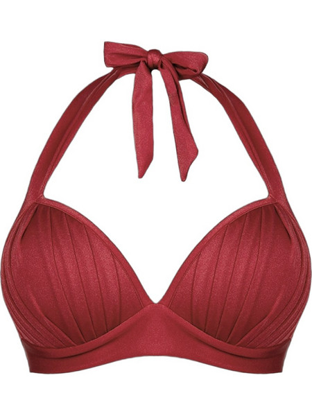 Rock Club Bikini Top με Ενίσχυση Μπορντό BP-2152-409