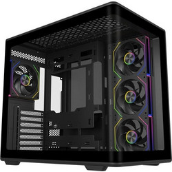 Cooler Master Elite 600 Black Midi Tower Κουτί Υπολογιστή με Πλαϊνό Παράθυρο