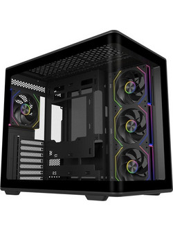 Cooler Master Elite 600 Black Midi Tower Κουτί Υπολογιστή με Πλαϊνό Παράθυρο