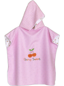 Nima Cherry Sweet 5/8 Παιδικό Πόντσο Θαλάσσης Microfiber Ροζ