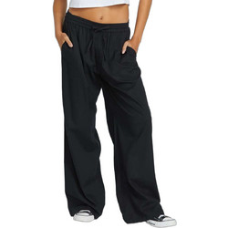 Volcom Υφασμάτινο Γυναικείο Παντελόνι Jogger Relaxed Εφαρμογή με Λάστιχο Μαύρο B1212605-BLK