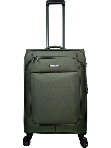 RCM 214 Βαλίτσα Μεσαία 66x42x24cm με 4 Ρόδες Πράσινη