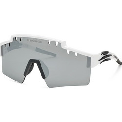 Philipp Plein SSP001-9905WW Ανδρικά Γυαλιά Ηλίου Μάσκα Κοκάλινα Ταρταρούγα με Μαύρο Φακό