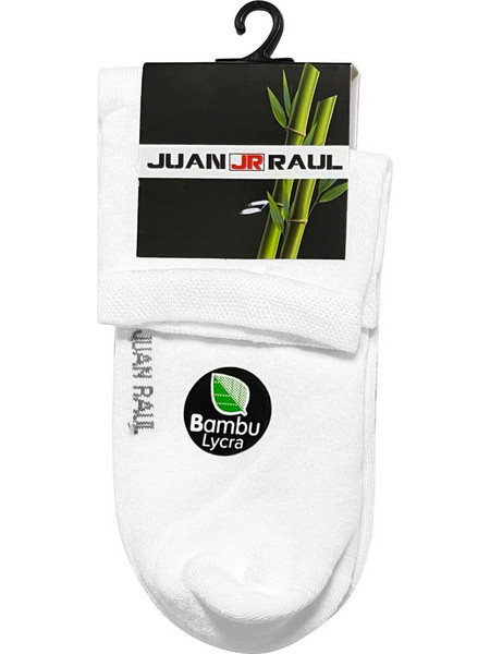 Juan Raul Ανδρικές Κάλτσες Κοντές Λευκές 4597