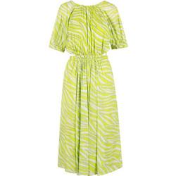 Michael Kors Midi Καλοκαιρινό Βραδινό Φόρεμα Lime MS381L68EJ-321