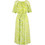 Michael Kors Midi Καλοκαιρινό Βραδινό Φόρεμα Lime MS381L68EJ-321