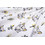 Dimcol Baby Foxes 595 Πάνα Αγκαλιάς Χασέ Λευκή Κίτρινη 80x80cm