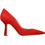 Haralas Γόβες Suede με Λεπτό Ψηλό Τακούνι Κόκκινες 26236-2132