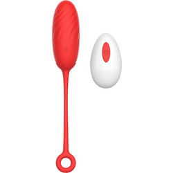 Guilty Toys Pearl Love Egg Δονητής Egg για Ζευγάρια με Τηλεχειριστήριο 8cm Κόκκινος