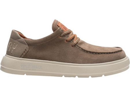 Replay Alcyon 2 Ανδρικά Μοκασίνια Boat Shoes Καστόρινα Ταμπά GMZ8G.000.C0002L-0057