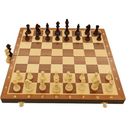 Κάισσα Polish Series Σκάκι Ξύλινο με Πιόνια 55x55cm CHN032
